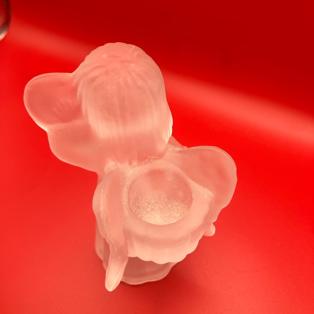 Frosted Glass Angel Figurine - Picture 6 of 7